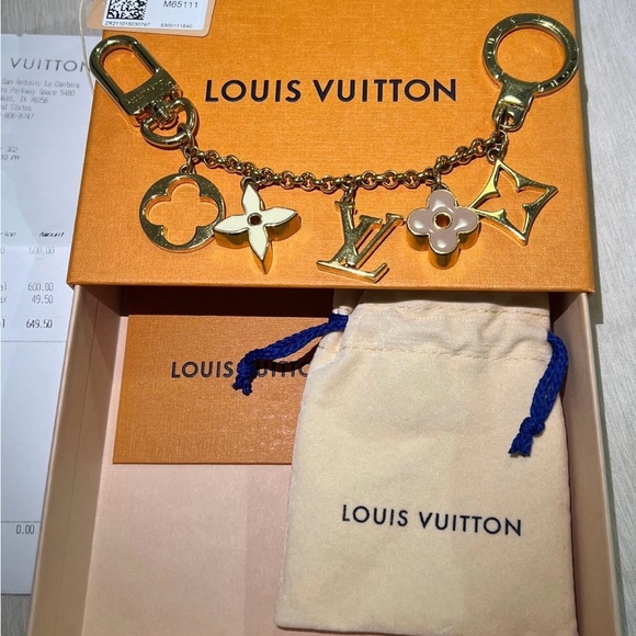 Louis Vuitton Gold Keychain - Picture 1 of 3